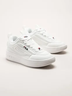 FILA - Superbubble Wmn - Vita sneakers i skinnimitation