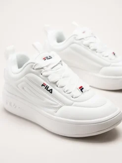 FILA - Superbubble Wmn - Vita sneakers i skinnimitation