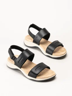 Free Spirit - Grenada - Svarta sandaler