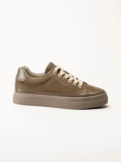 Gant Footwear - Avona Sneaker - Bruna sneakers i mocka