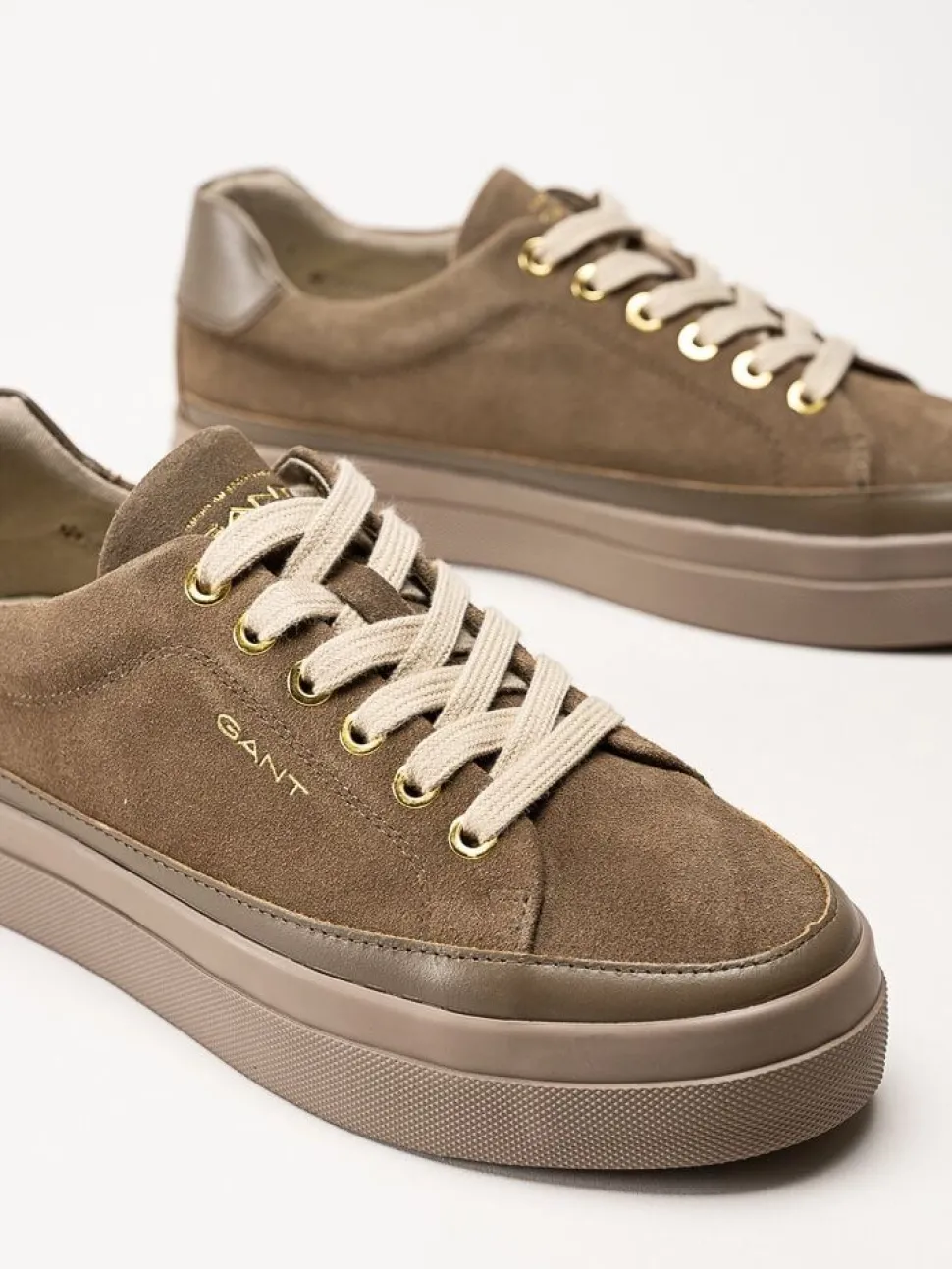 Gant Footwear - Avona Sneaker - Bruna sneakers i mocka