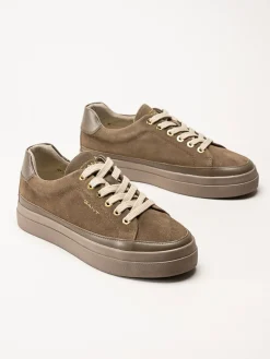 Gant Footwear - Avona Sneaker - Bruna sneakers i mocka