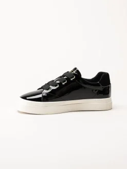Gant Footwear - Avona Sneaker - Svarta sneakers i lackskinn