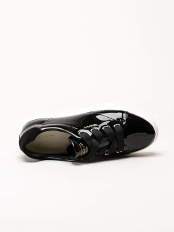 Gant Footwear - Avona Sneaker - Svarta sneakers i lackskinn