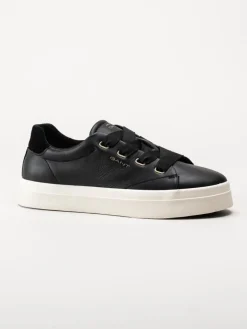 Gant Footwear - Avona Sneaker - Svarta sneakers i skinn
