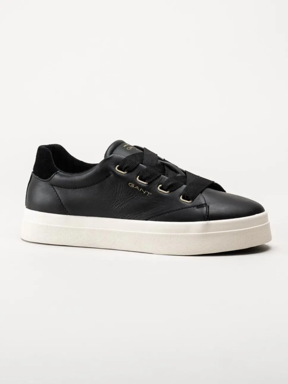Gant Footwear - Avona Sneaker - Svarta sneakers i skinn