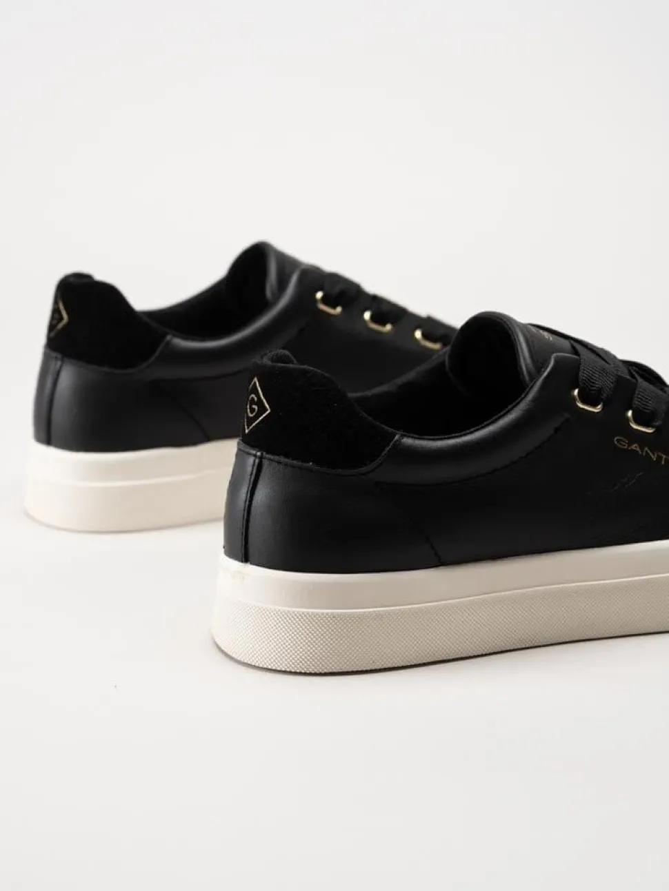 Gant Footwear - Avona Sneaker - Svarta sneakers i skinn