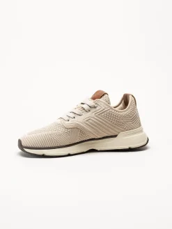 Gant Footwear - Beeker - Beige sneakers i mesh