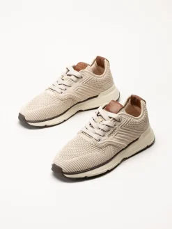 Gant Footwear - Beeker - Beige sneakers i mesh