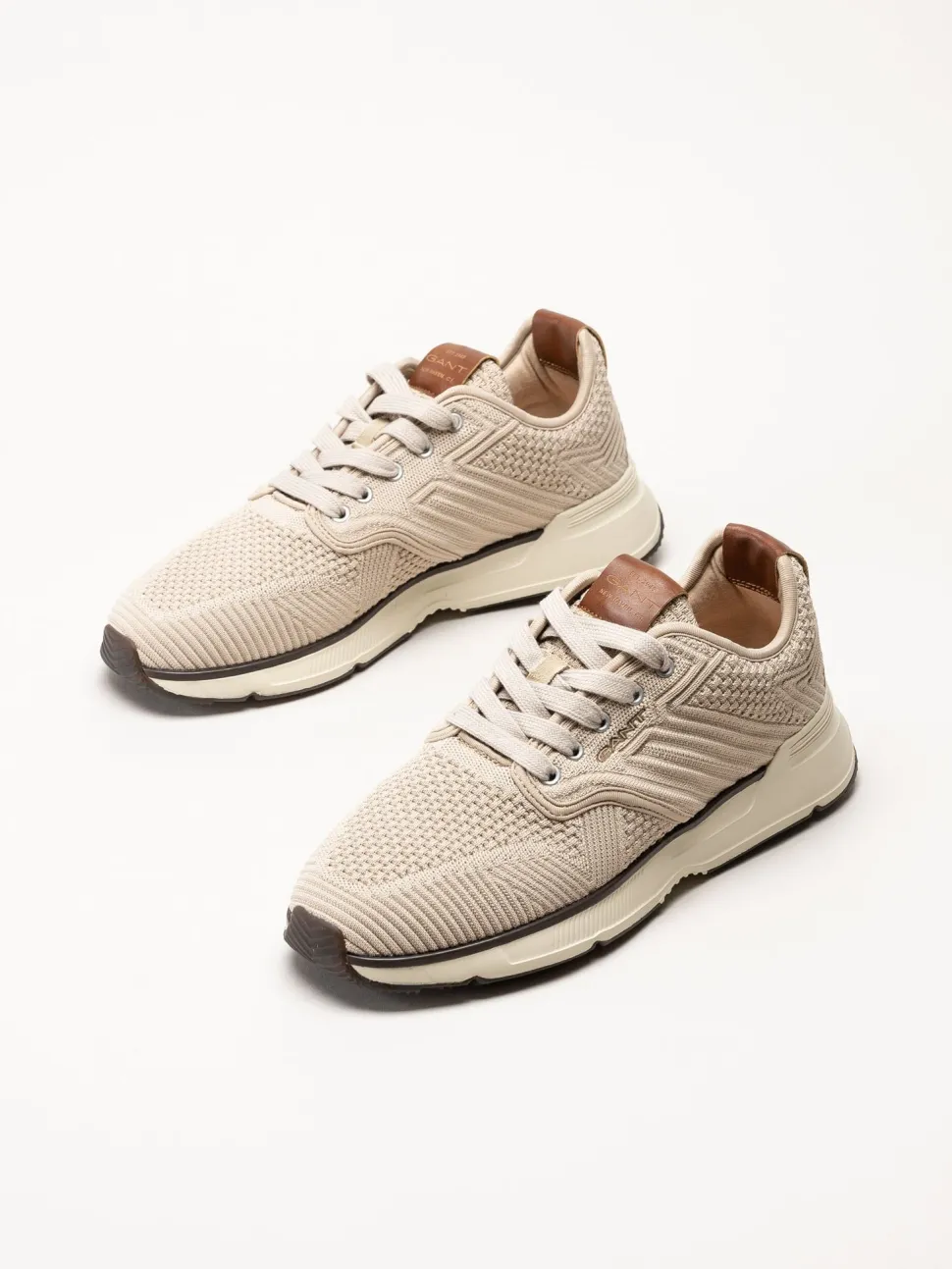 Gant Footwear - Beeker - Beige sneakers i mesh