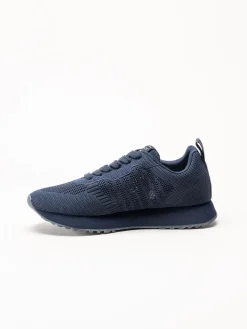 Gant Footwear - Bevinda - Marinblå sneakers i stickad textil
