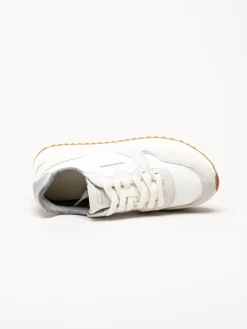 Gant Footwear - Bevinda - Offwhite sneakers i mocka och textil