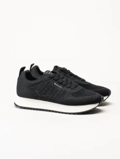 Gant Footwear - Bevinda - Svarta sneakers i stickad textil