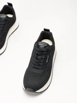Gant Footwear - Bevinda - Svarta sneakers i stickad textil