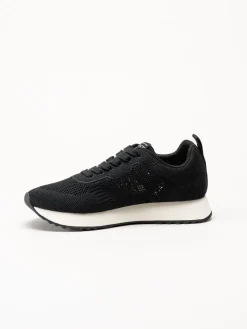 Gant Footwear - Bevinda - Svarta sneakers i stickad textil