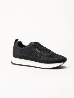 Gant Footwear - Bevinda - Svarta sneakers i stickad textil