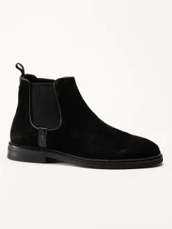 Gant Footwear - Bidford Chelsea Boot - Svarta chelsea boots i mocka