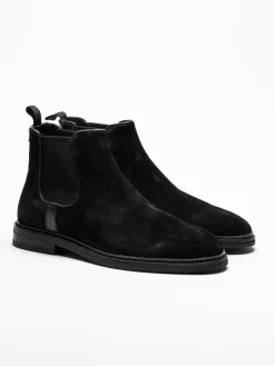 Gant Footwear - Bidford Chelsea Boot - Svarta chelsea boots i mocka