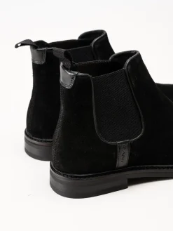 Gant Footwear - Bidford Chelsea Boot - Svarta chelsea boots i mocka