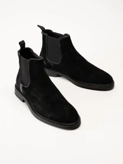Gant Footwear - Bidford Chelsea Boot - Svarta chelsea boots i mocka