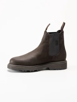 Gant Footwear - Blisdor - Mörkbruna chelsea boots i oljad nubuck