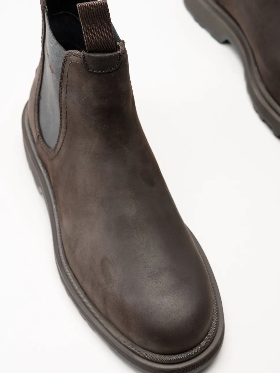 Gant Footwear - Blisdor - Mörkbruna chelsea boots i oljad nubuck