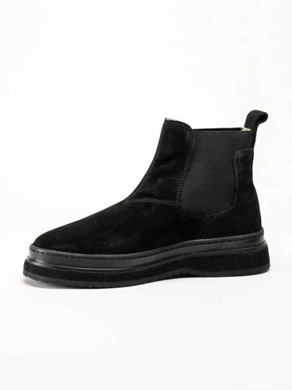 Gant Footwear - Blistown - Svarta fodrade boots i mocka