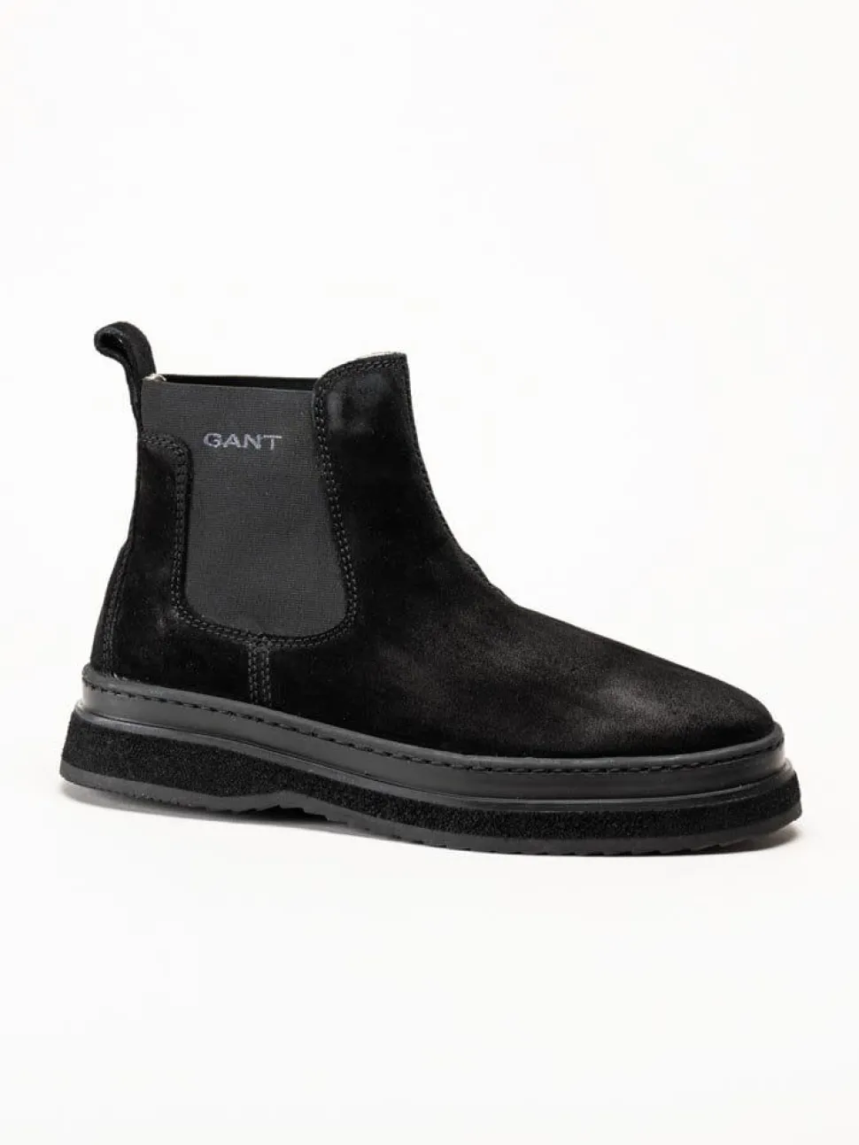 Gant Footwear - Blistown - Svarta fodrade boots i mocka