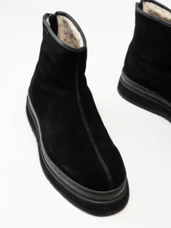 Gant Footwear - Blistown - Svarta varmfodrade boots i mocka