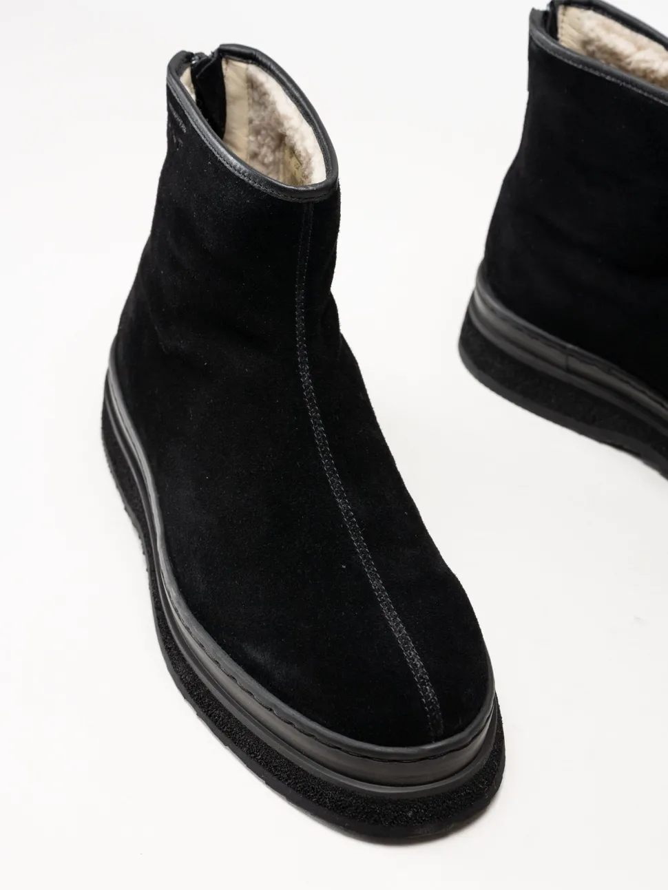 Gant Footwear - Blistown - Svarta varmfodrade boots i mocka