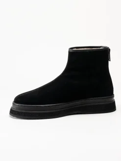 Gant Footwear - Blistown - Svarta varmfodrade boots i mocka