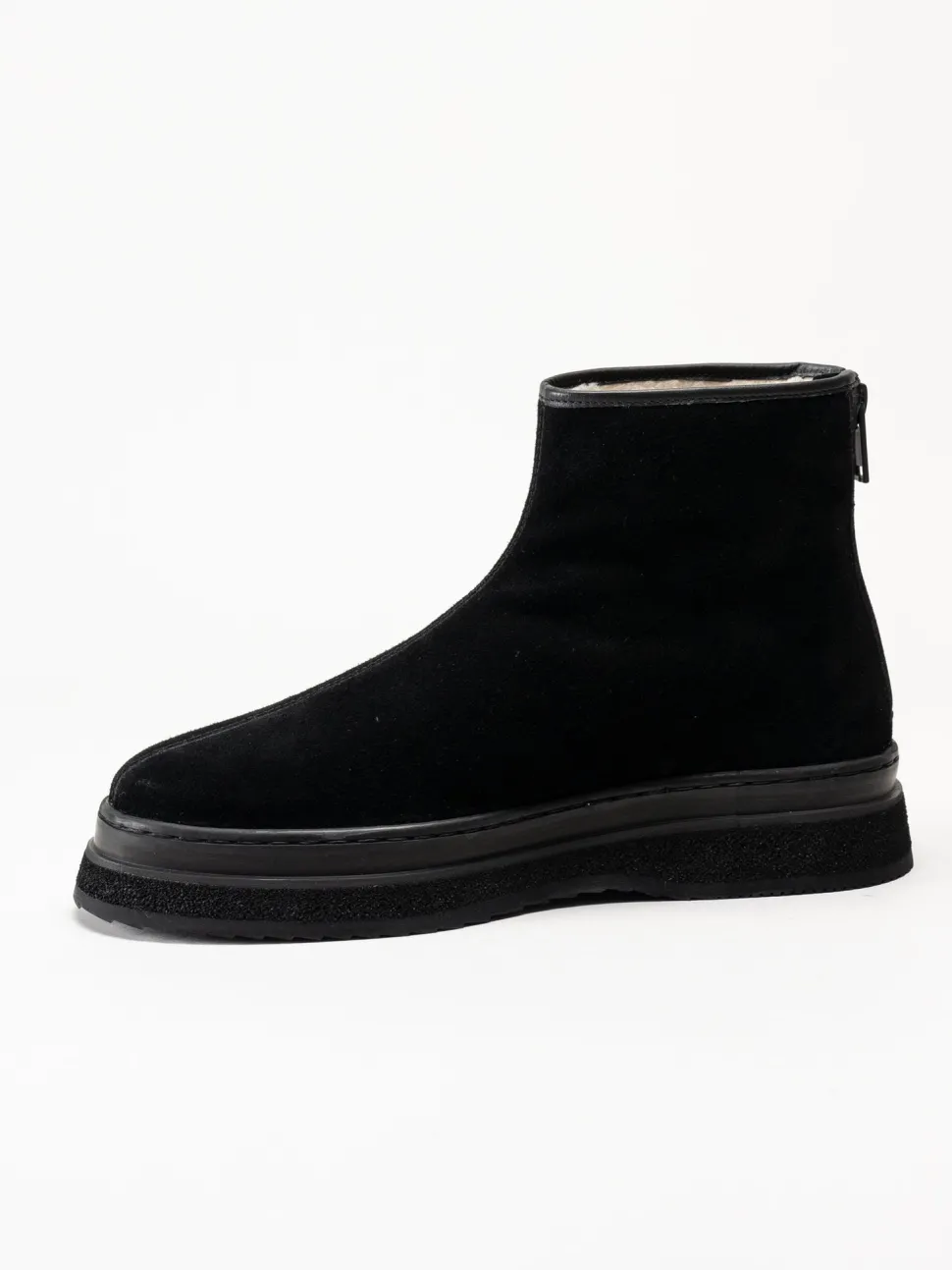 Gant Footwear - Blistown - Svarta varmfodrade boots i mocka