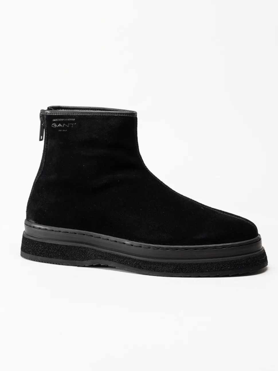 Gant Footwear - Blistown - Svarta varmfodrade boots i mocka