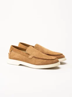 Gant Footwear - Boery - Ljusbruna loafers i mocka
