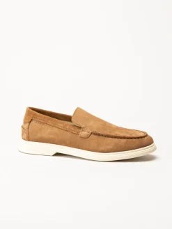 Gant Footwear - Boery - Ljusbruna loafers i mocka