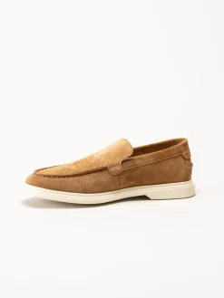 Gant Footwear - Boery - Ljusbruna loafers i mocka