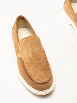 Gant Footwear - Boery - Ljusbruna loafers i mocka