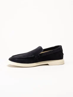Gant Footwear - Boery - Mörkblå loafers i mocka