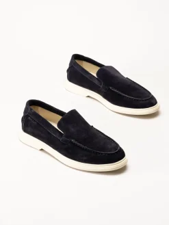 Gant Footwear - Boery - Mörkblå loafers i mocka