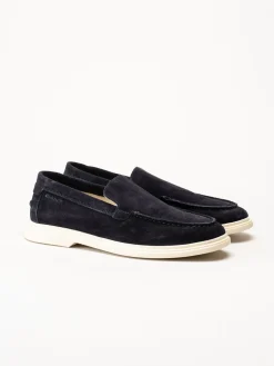 Gant Footwear - Boery - Mörkblå loafers i mocka
