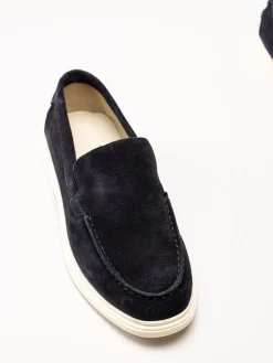 Gant Footwear - Boery - Mörkblå loafers i mocka