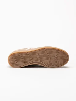 Gant Footwear - Cuzima - Beige retro sneakers i skinn och mocka