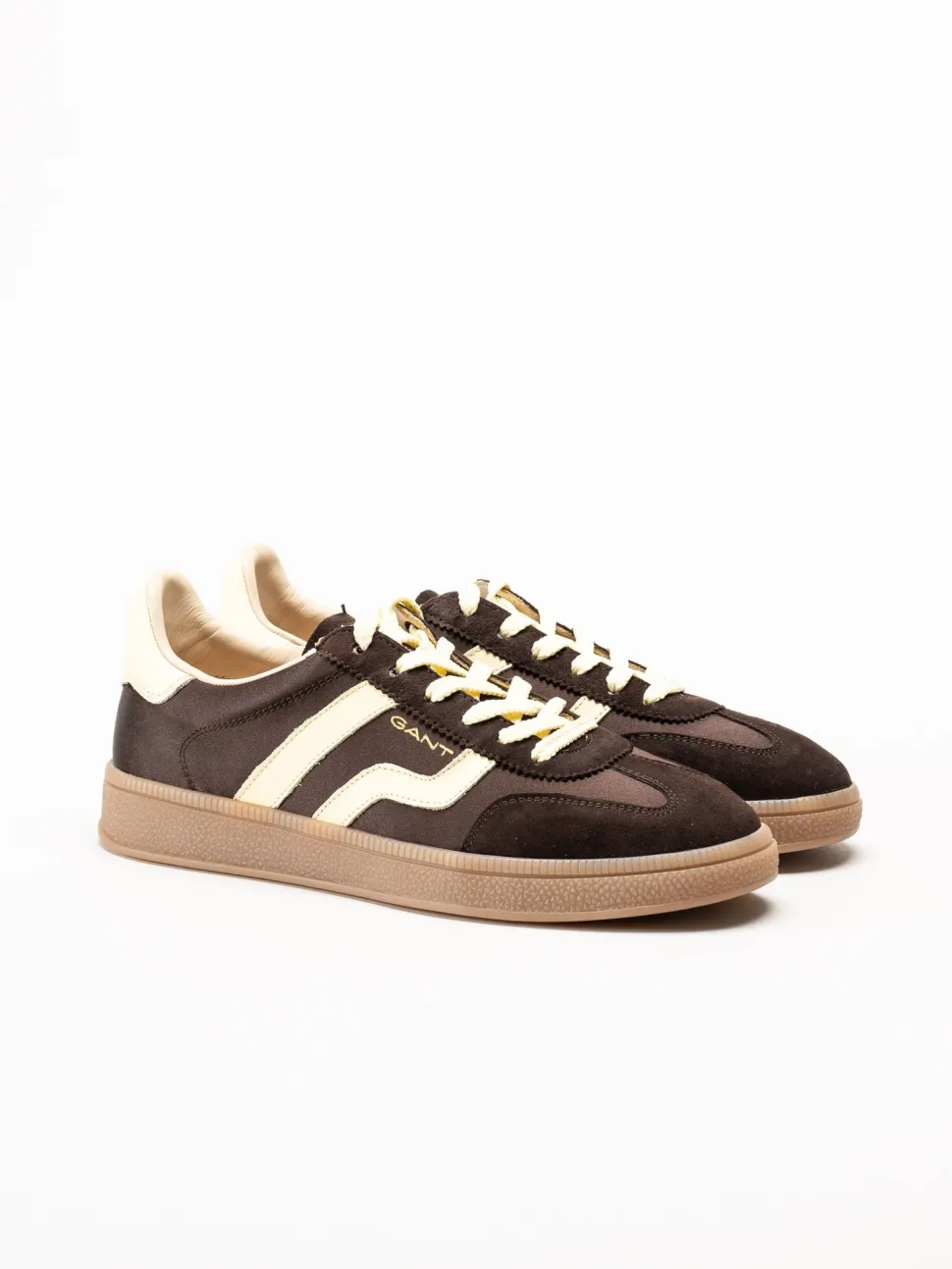 Gant Footwear - Cuzima - Mörkbruna retro sneakers