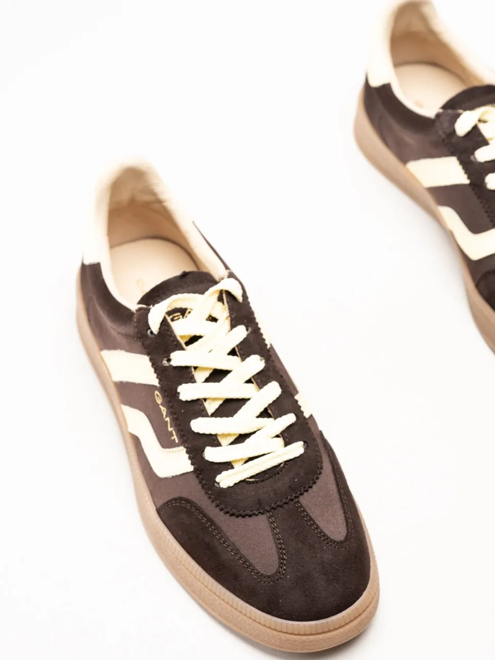 Gant Footwear - Cuzima - Mörkbruna retro sneakers