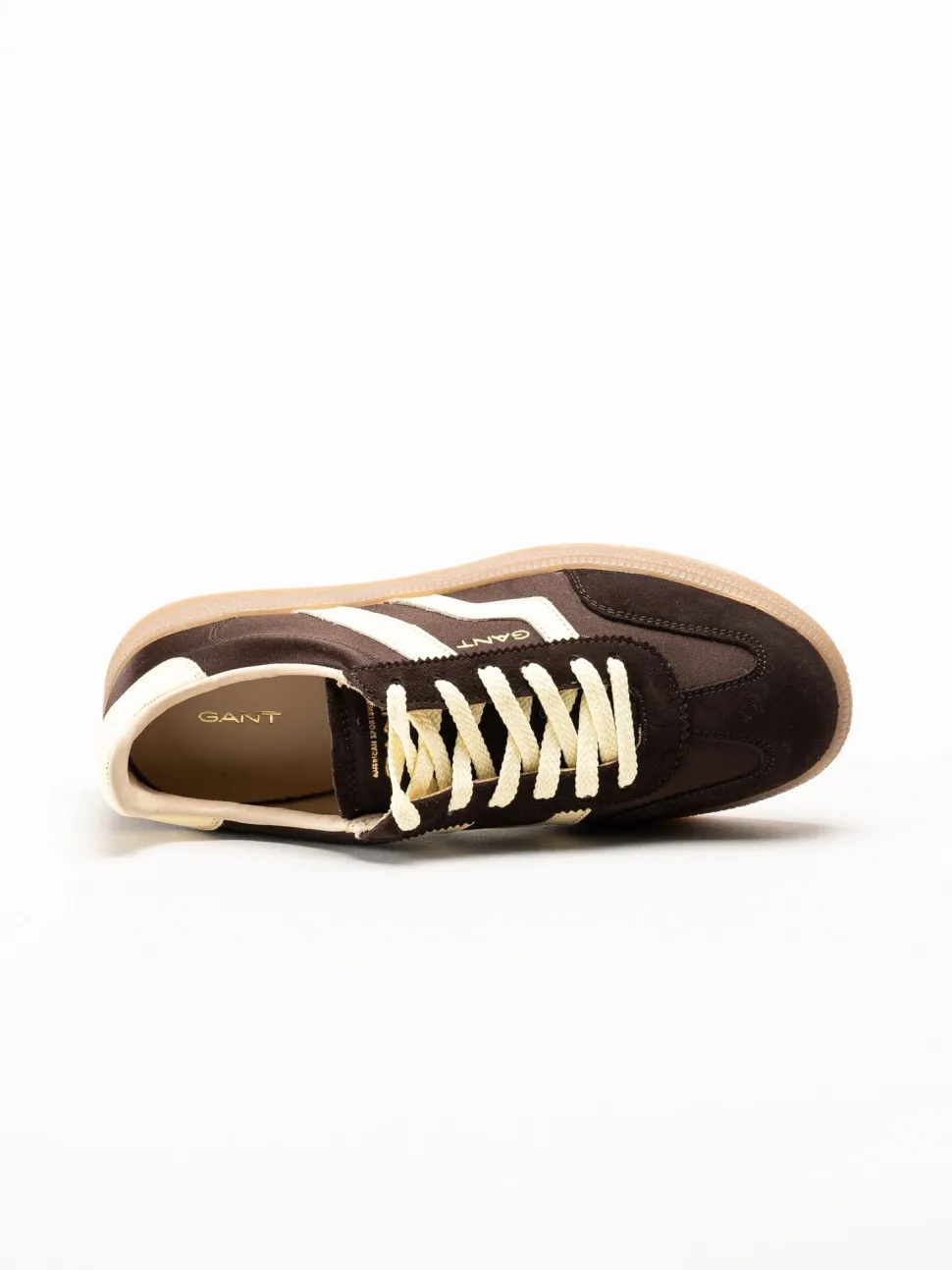 Gant Footwear - Cuzima - Mörkbruna retro sneakers