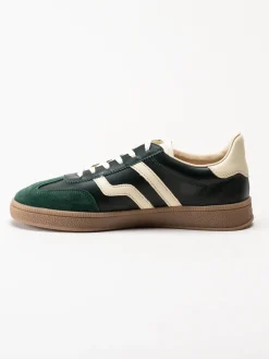 Gant Footwear - Cuzima Sneaker - Gröna retro sneakers i skinn och mocka