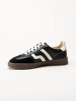 Gant Footwear - Cuzima sneaker - Svarta retro sneakers i skinn och mocka