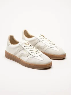 Gant Footwear - Cuzima - Vita retro sneakers i skinn och mocka