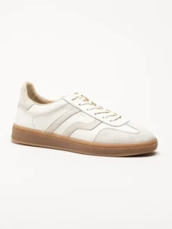 Gant Footwear - Cuzima - Vita retro sneakers i skinn och mocka