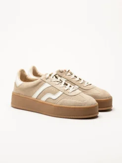 Gant Footwear - Cuzmani - Beige sneakers i mocka